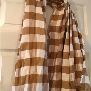 Loft buffalo check scarf